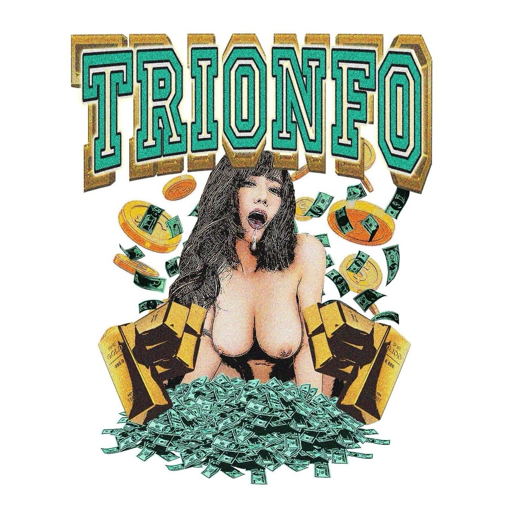 Trionfo Graphic Short Sleeve Tee - White